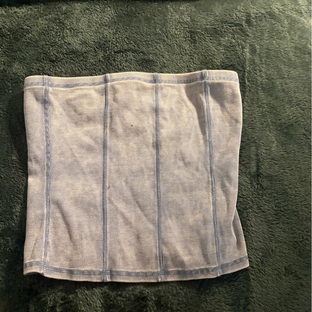 H&M Light Blue Tube Top